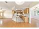 Kitchen with breakfast bar, lots of cabinetry, and matching appliances at 8375 Sw 109Th Lane Rd, Ocala, FL 34481