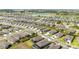 Expansive aerial showcasing a community, complete with homes, streets, landscaping, and a scenic pond at 8820 Sw 58Th Street Rd, Ocala, FL 34481