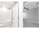 Hallway view into bedroom and bathroom at 9266 Sw 58Th Cir, Ocala, FL 34476