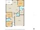 Detailed floor plan showcasing the layout of the home with labeled rooms and dimensions at 9459 Sw 52Nd Loop, Ocala, FL 34481