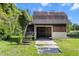 Rustic barn with a set of wooden stairs leading to the second level at 16120 Nw Us Highway 27, Williston, FL 32696