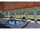 Indoor spa with comfortable seating, screened windows, and views of the outdoor playground at 6160 W Highway 326, Ocala, FL 34482