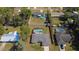 Bird's eye view showcases the home, pool, and surrounding neighborhood at 6211 Se 126Th St, Belleview, FL 34420