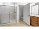 Bathroom featuring shower and separate toilet room at 7270 Sw 99Th Cir, Ocala, FL 34481