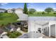 Collage showcases a home with well-manicured lawn, spacious backyard, aerial view, and modern kitchen at 7270 Sw 99Th Cir, Ocala, FL 34481