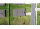 Aerial view of a home in a residential neighborhood with a large backyard at 8870 Sw 62Nd Ave, Ocala, FL 34476