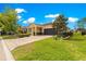 Beautiful single Gathering home featuring a two-car garage and an expansive green lawn at 9642 Sw 95Th Loop, Ocala, FL 34481