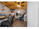 Interior view of an office space with wood ceiling at 3299 County Road 521, Wildwood, FL 34785