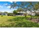 A spacious backyard with lush green lawn and mature landscaping complements the home's charm at 8532 Sw 65Th Court Rd, Ocala, FL 34476