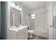 Inviting bathroom with updated mirror and vanity lighting at 9 Juniper Pass Trl, Ocala, FL 34480