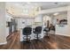 Spacious kitchen features an island with bar seating, stainless steel appliances, and an open design at 16 Count Fleet Dr, Ocala, FL 34482