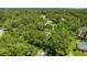 Aerial view of property nestled among lush trees and foliage at 1675 Se 73Rd Pl, Ocala, FL 34480