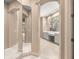 Bathroom featuring walk-in access, soft color palette, and natural light at 1675 Se 73Rd Pl, Ocala, FL 34480