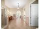 Bright bathroom with tile floors, a walk-in shower, a separate vanity, and an open doorway to the bedroom at 2417 Se 23Rd St, Ocala, FL 34471