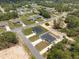 Aerial view of the new home in a suburban neighborhood at 3079 Sw 168 Pl, Ocala, FL 34473