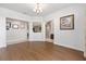 Dining room with hardwood floors and ample space for furnishings and decor at 4360 Sw 62Nd Loop, Ocala, FL 34474