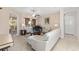 Cozy living room featuring a piano, comfortable seating, and stylish interior design elements at 4360 Sw 62Nd Loop, Ocala, FL 34474