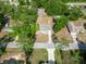 Birds-eye view of the house showing its placement on the lot and neighborhood at 5193 Nw 61St Ave, Ocala, FL 34482