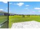 Beautiful backyard view with a well-maintained lawn, new construction, and clear blue skies at 6046 Sw 86Th Cir, Ocala, FL 34481