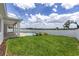 Lush backyard with well-maintained lawn and a modern pool, perfect for outdoor activities at 7624 Sw 60Th St, Ocala, FL 34474
