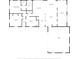 Detailed floor plan showcasing the layout with bedrooms, bathrooms, kitchen, living room, and garage at 1404 Se 40Th Ct, Ocala, FL 34471