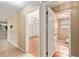 Hallway featuring access to the bedrooms and bathroom at 1404 Se 40Th Ct, Ocala, FL 34471