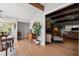 Open-concept space with hardwood floors and plenty of natural light at 1852 Ne 39Th Ct, Ocala, FL 34470