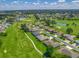 Scenic aerial view showcases a peaceful residential area with lush greenery and a golf course at 2478 Nw 53Rd Avenue Rd, Ocala, FL 34482