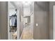 Hallway with views into the bedroom and walk-in closet at 3612 Se 47Th Ter, Ocala, FL 34480