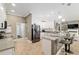 Modern kitchen with stainless steel appliances, breakfast bar, and plenty of counter space at 3612 Se 47Th Ter, Ocala, FL 34480