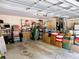 Bright garage features ample storage space, perfect for organizing tools and equipment at 7134 Sw 129Th Terrace Road, Ocala, FL 34481