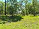 Spacious lot with trees, lush grass, and a partial view of a house in the background at 7134 Sw 129Th Terrace Road, Ocala, FL 34481