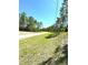 Paved road running alongside a grassy area with tall trees under a clear blue sky at 7134 Sw 129Th Terrace Road, Ocala, FL 34481