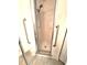 Shower with glass door and safety grab bars at 7134 Sw 129Th Terrace Road, Ocala, FL 34481