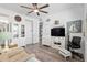 Inviting living room with stylish furniture and a decorative coastal theme at 9577 Sw 82Nd Street Rd, Ocala, FL 34481