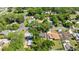 Aerial view of the neighborhood displaying the home and surrounding area at 1014 Ne 12Th St, Ocala, FL 34470
