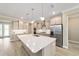 Bright, open kitchen featuring a large island, stainless steel appliances, and modern finishes at 10451 Sw 98Th Place Rd, Ocala, FL 34481