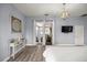 Bedroom with French doors leading to the pool at 1107 Se 49Th Ave, Ocala, FL 34471