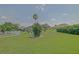 Spacious backyard with lush lawn and a blooming tree, perfect for outdoor enjoyment at 14004 Se 94Th Ave, Summerfield, FL 34491