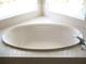 A large, inviting bathtub with tile surround and natural lighting at 14561 Sw 112Th Cir, Dunnellon, FL 34432