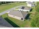 Aerial view showing backyard and neighborhood, highlighting privacy and community setting at 160 Hickory Course Loop, Ocala, FL 34472