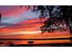 Vibrant sunset over the serene lake with silhouette of trees and boat at 23797 Ne 189Th St, Fort Mc Coy, FL 32134