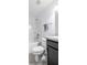 Bright bathroom with a single vanity with a sink and a combined bathtub and shower at 3897 Sw 169Th Lane Rd, Ocala, FL 34473