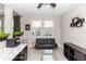 Comfortable living room featuring contemporary furniture and tasteful decor at 5248 Red Coral Cir, Mount Dora, FL 32757