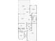 Detailed floor plan showcasing the layout of the home, including the screened lanai, bedrooms, kitchen, and living spaces at 5634 Sw 91St Ave, Ocala, FL 34481
