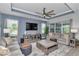 Spacious living room featuring comfortable seating, stylish decor, and ample natural light at 5634 Sw 91St Ave, Ocala, FL 34481