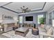 Bright living room with comfortable sofas, contemporary decor, and large windows for natural light at 5634 Sw 91St Ave, Ocala, FL 34481
