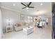 Bright and airy living room showcasing a neutral color scheme and plenty of natural light at 9658 Sw 76Th Lane Rd, Ocala, FL 34481