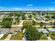 Aerial view of a single-story home situated in a residential community at 10016 Sw 62Nd Cir, Ocala, FL 34476