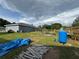 A spacious backyard, featuring healthy lawn and ample room for gardening or recreation at 1100 Nw 126Th Ln, Citra, FL 32113
